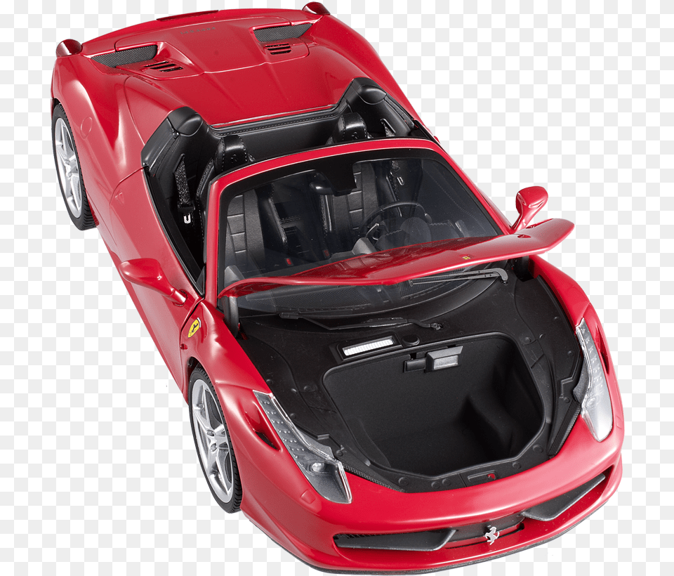 Ferrari Car Image Ferrari Trunk In Front, Vehicle, Transportation, Wheel, Machine Free Transparent Png