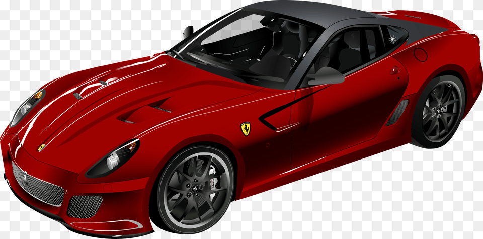 Ferrari Cartoon Image Images Download Expensive Car No Background, Alloy Wheel, Vehicle, Transportation, Tire Free Transparent Png