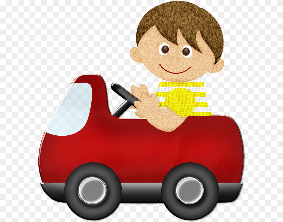Ferrari Clipart Cute, Kart, Transportation, Vehicle, Baby Free Png Download