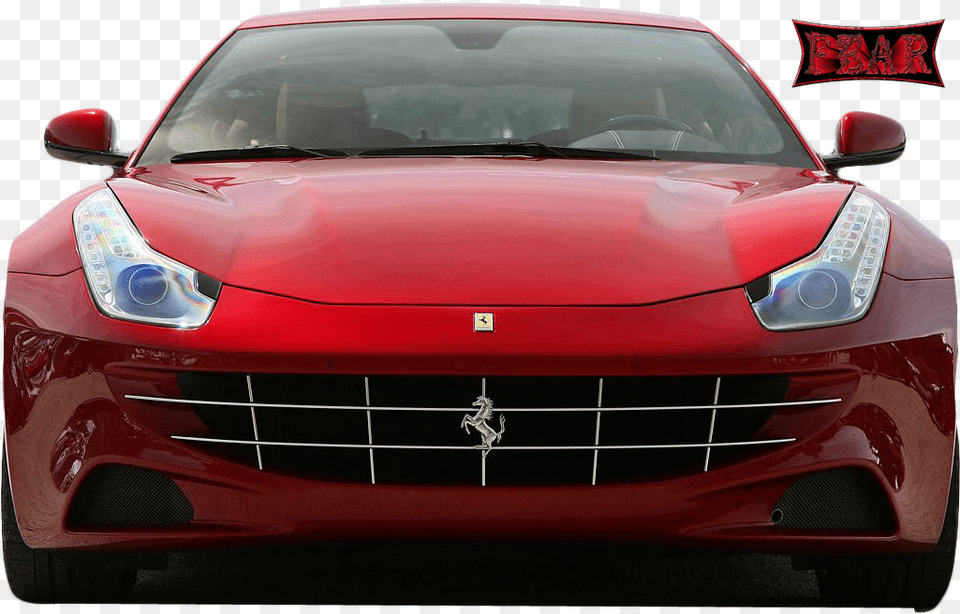 Ferrari Clipart Red Car Ferrari Frente, Vehicle, Transportation, License Plate, Sedan Free Png