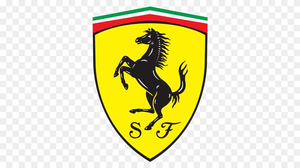 Ferrari Emblem Logo, Armor, Animal, Dinosaur, Reptile Free Png