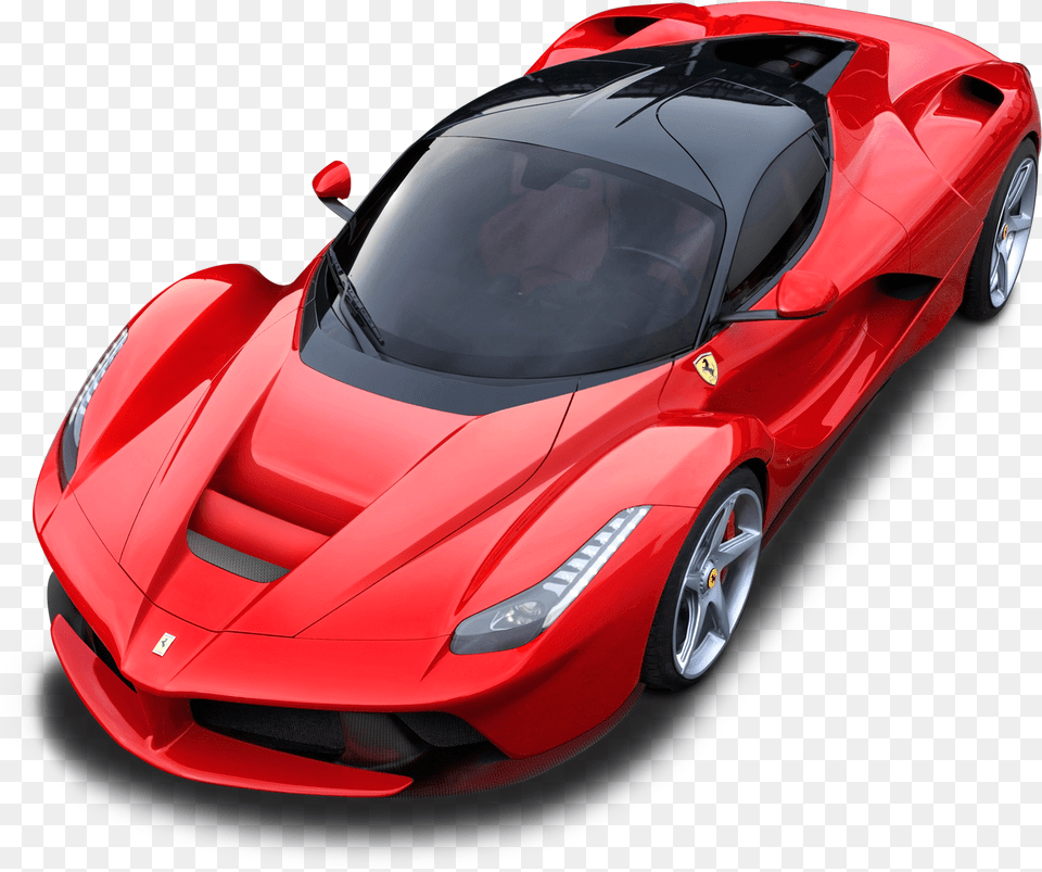Ferrari Laferrari Car Image Top Of, Vehicle, Transportation, Coupe, Sports Car Free Transparent Png