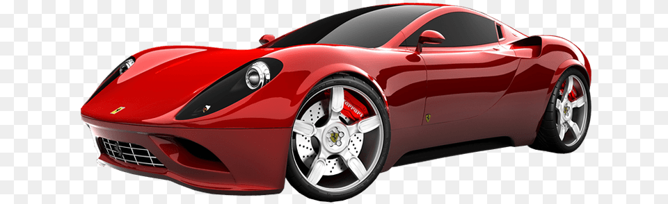 Ferrari Side, Alloy Wheel, Vehicle, Transportation, Tire Free Transparent Png