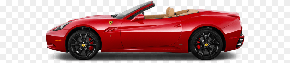 Ferrari Side View, Alloy Wheel, Vehicle, Transportation, Tire Png Image