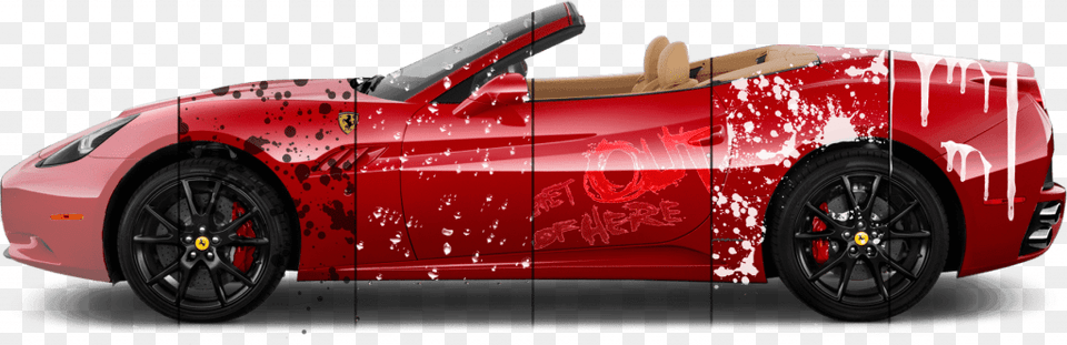 Ferrari Side View Transparent, Alloy Wheel, Vehicle, Transportation, Tire Png Image