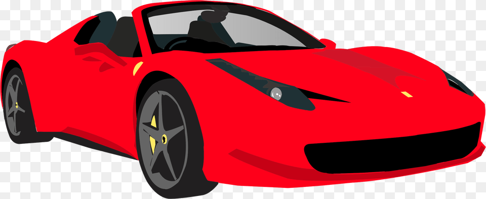Ferrari Spider Icons, Car, Vehicle, Transportation, Sports Car Free Png