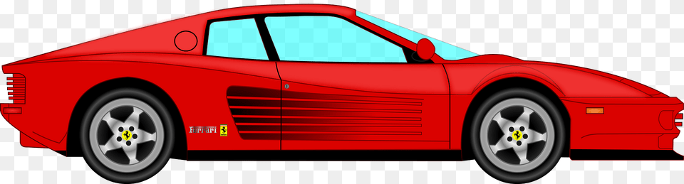 Ferrari Testarrosa Clipart, Alloy Wheel, Vehicle, Transportation, Tire Free Png Download