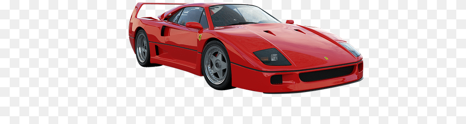 Ferrari U0026 Car Illustrations Pixabay Ferrari F40, Alloy Wheel, Vehicle, Transportation, Tire Png