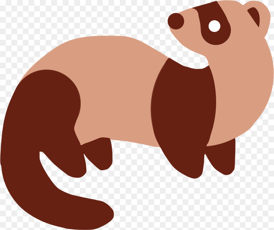 Ferret Emoji, Animal, Bear, Mammal, Wildlife Free Transparent Png