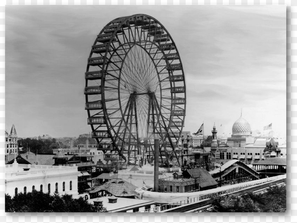 Ferris One World Fair Hh Holmes, Machine, Wheel, Amusement Park, Ferris Wheel Free Transparent Png