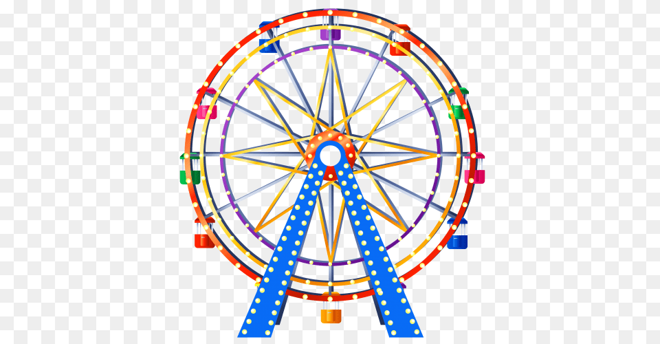 Ferris Wheel Clip Art, Amusement Park, Ferris Wheel, Fun, Machine Free Png