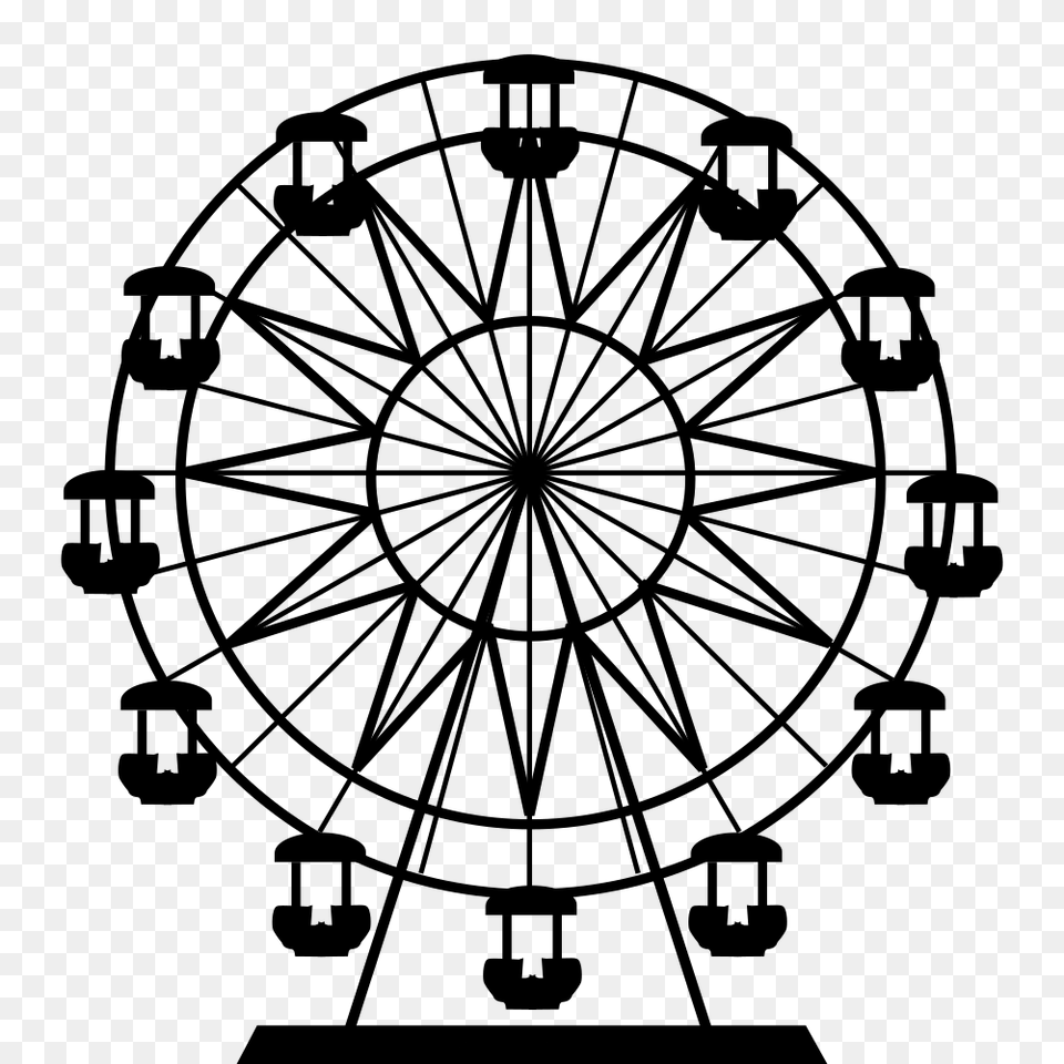 Ferris Wheel Clip Art Transparent, Amusement Park, Ferris Wheel, Fun, Machine Free Png