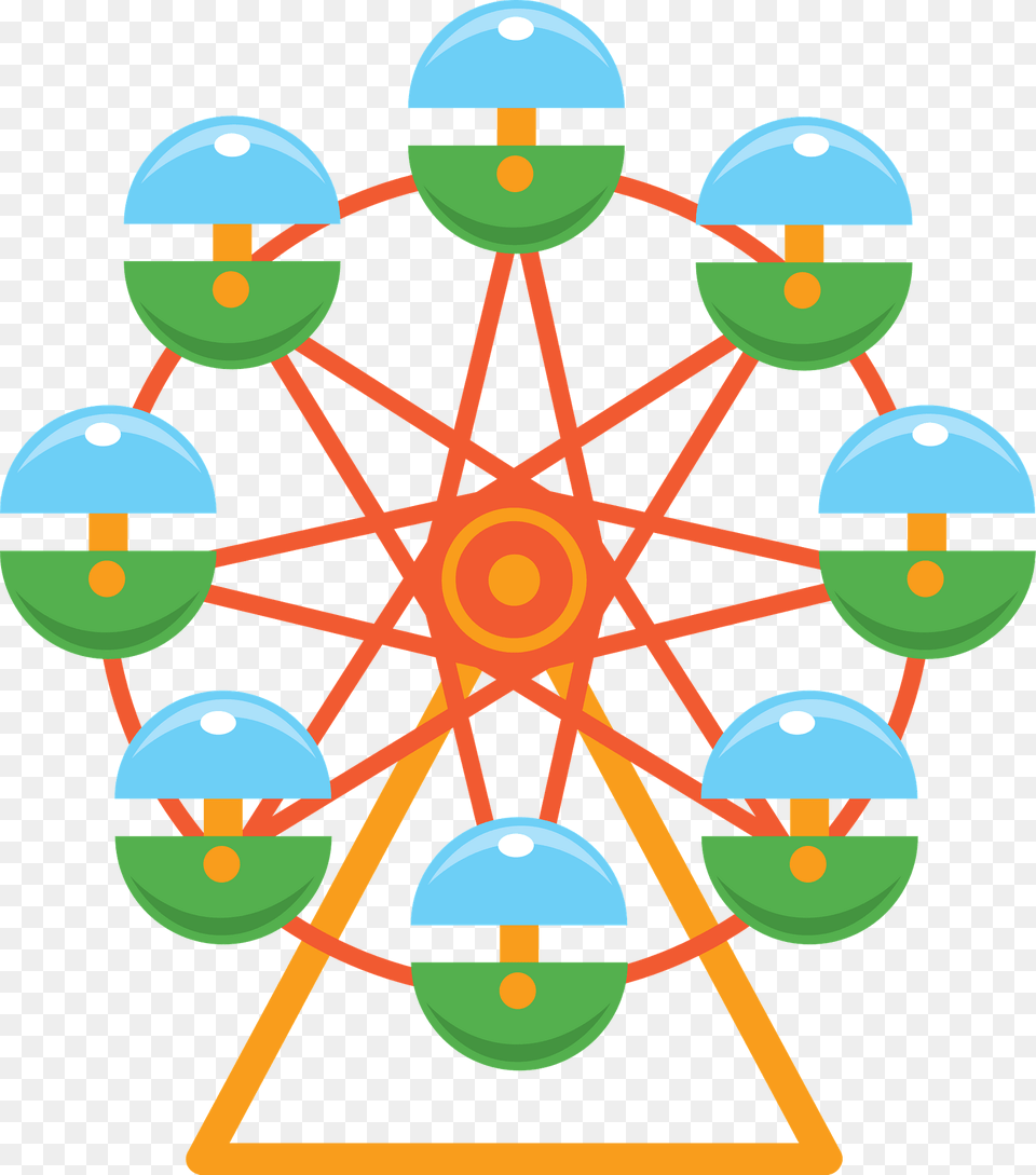 Ferris Wheel Clipart, Network, Face, Fun, Head Free Transparent Png