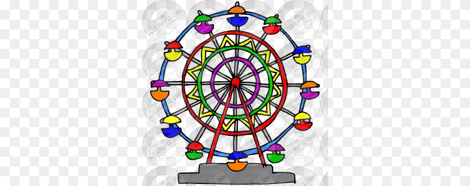 Ferris Wheel Clipart Ferry, Amusement Park, Ferris Wheel, Fun, Dynamite Free Transparent Png