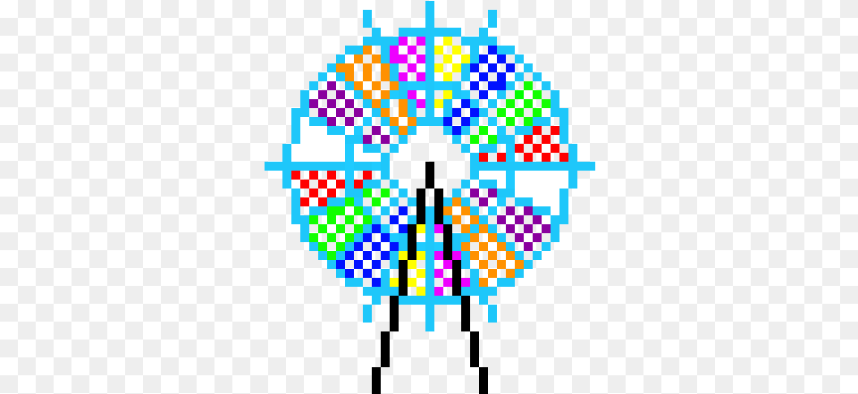 Ferris Wheel Ferris Wheel Pixel Art, Pattern, Qr Code Free Png