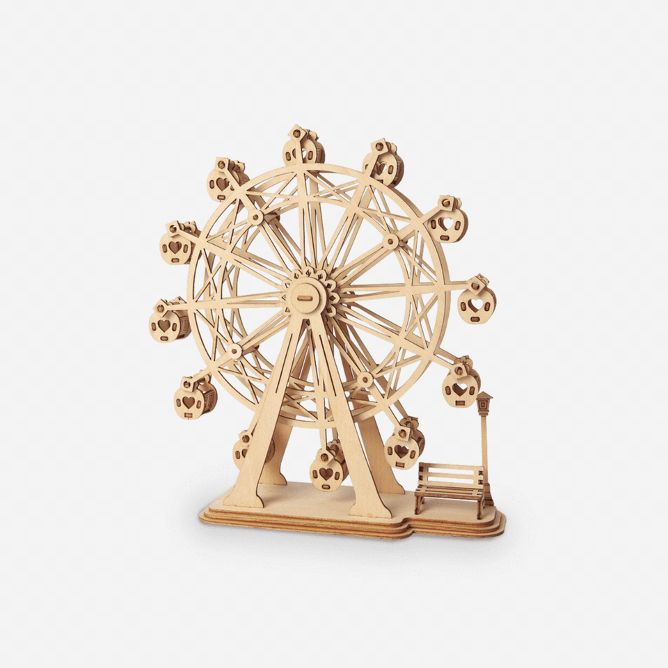 Ferris Wheel Rolife 3d Puzzle Merry Go Round, Machine, Amusement Park, Ferris Wheel, Fun Free Png