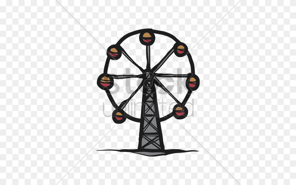 Ferris Wheel Vector Png Image