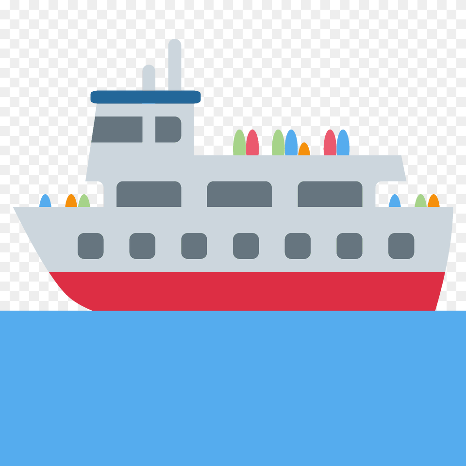 Ferry Emoji Clipart, Yacht, Vehicle, Transportation, Ship Free Png