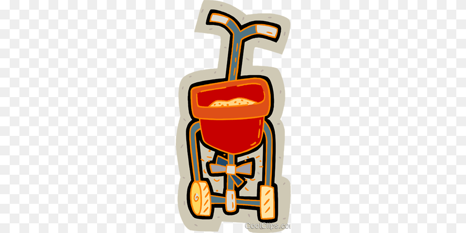 Fertilizer Spreader Royalty Vector Clip Art Illustration, Chair, Furniture Free Png