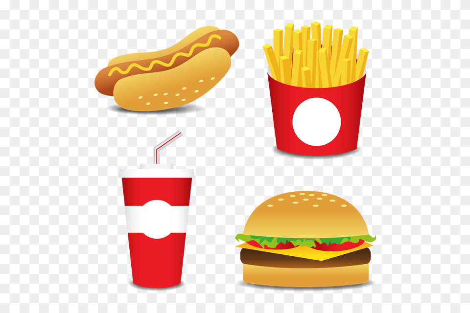 Fesat Food Icons Set Isolated Vector Illustration Americano Carne, Burger, Hot Dog, Dynamite, Weapon Free Transparent Png