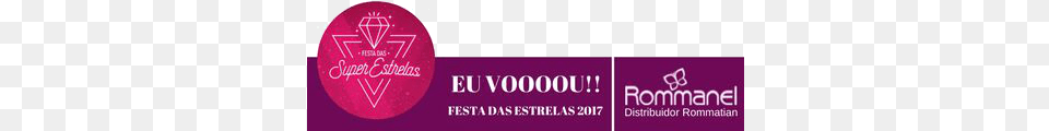 Festa Das Estrelas Rommanel Rommanel, Logo, Purple, Paper, Text Free Png