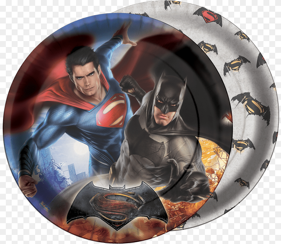 Festa Do Batman Vs Superman Superman E Batman Redondo, Adult, Person, Meal, Man Png Image