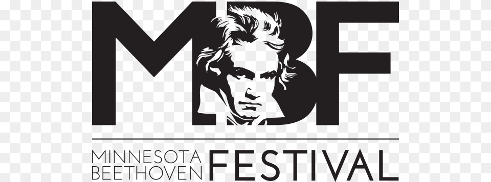 Festival Schedule Beethoven Logo, Stencil, Advertisement, Poster, Person Png Image