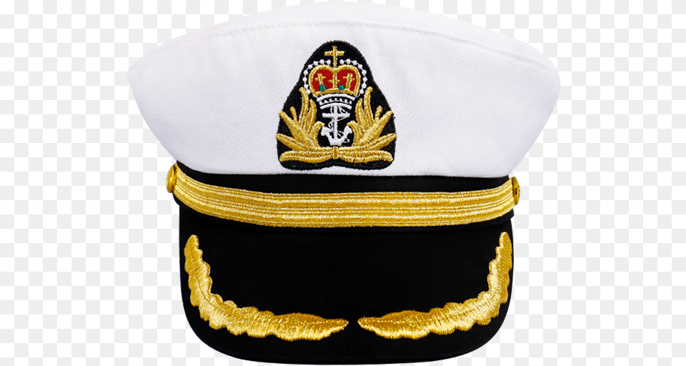 Festival Show Labeled Embroidered Navy Captain S Hatnavy Emblem, Baseball Cap, Cap, Clothing, Hat Free Transparent Png