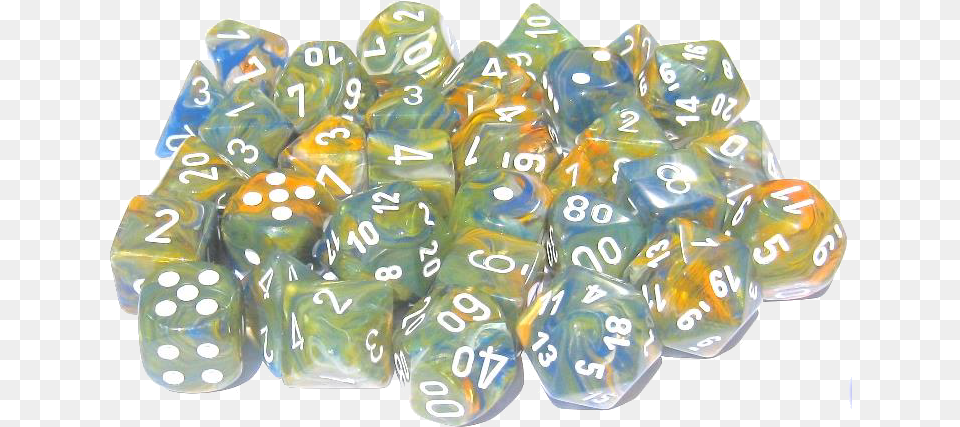 Festive Autumn White 7 Die Set, Game, Dice Free Png