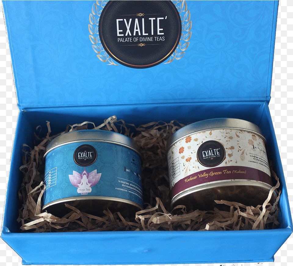 Festive Blue Tea Gift Box Box, Can, Tin, Herbal, Herbs Png