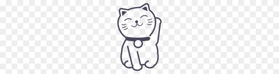 Festive Cat Icon, Sticker, Face, Head, Person Png Image