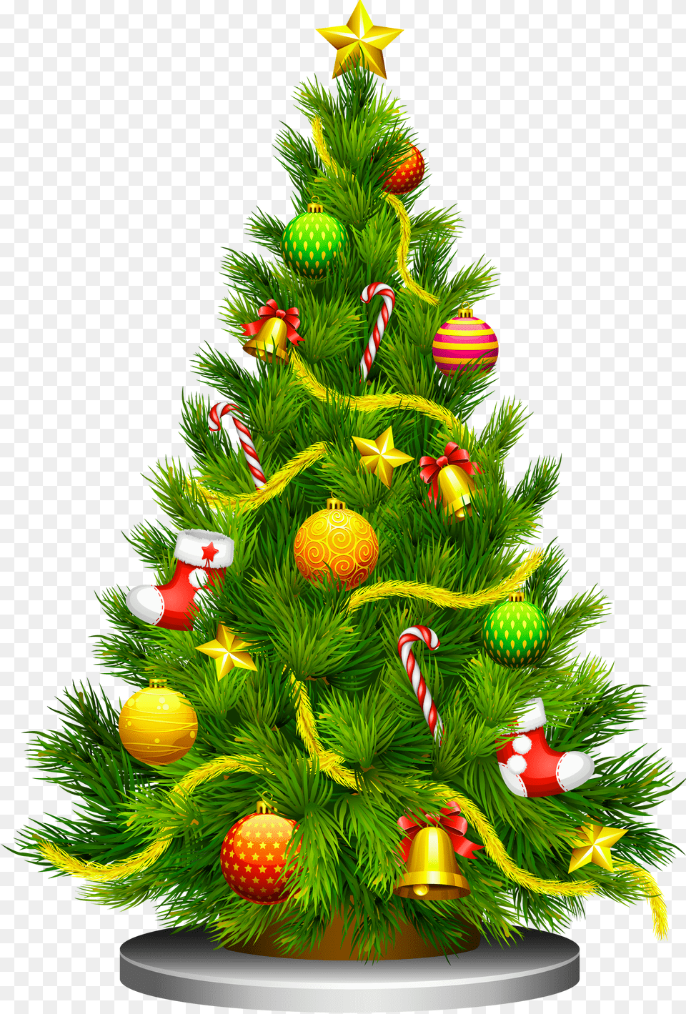 Festive Christmas Tree Christmas Tree Hd Png