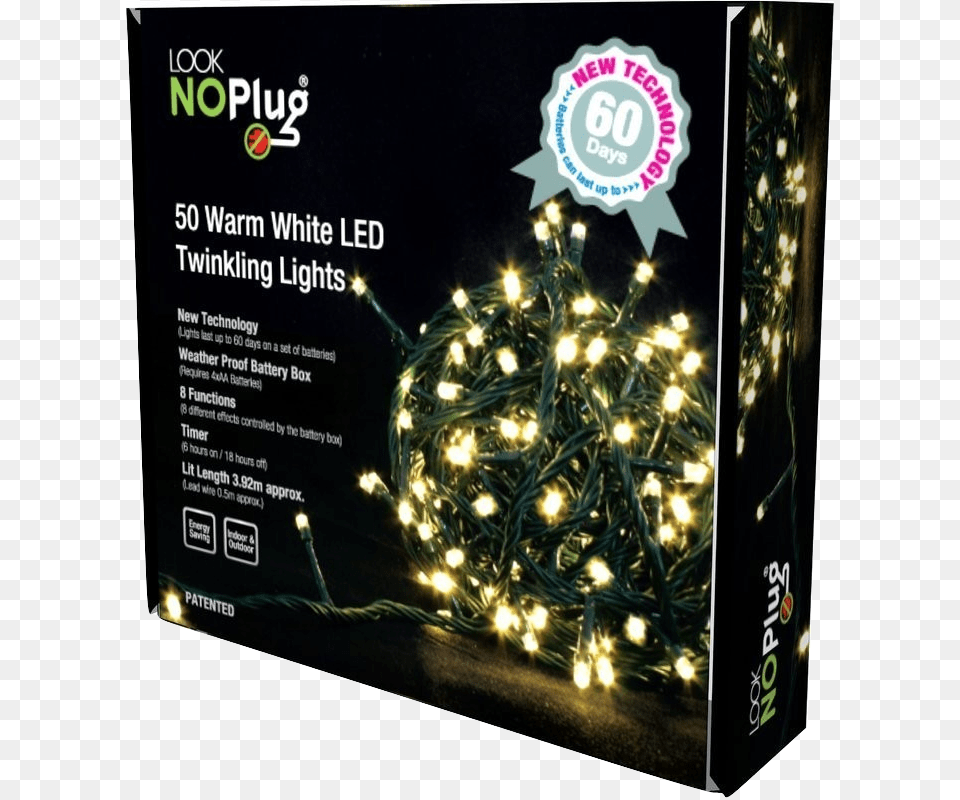 Festive Look No Plug 100 Pure White Multi Functional, Christmas, Christmas Decorations, Festival, Christmas Tree Png Image