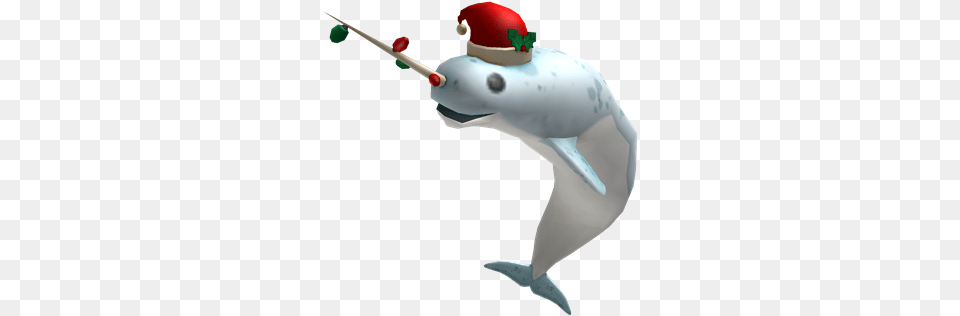 Festive Narwhal Roblox Festive Narwhal, Animal, Mammal, Sea Life, Dolphin Png Image