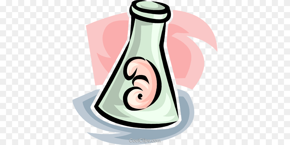 Fetus In A Beaker Royalty Free Vector Clip Art Illustration, Bottle Png Image