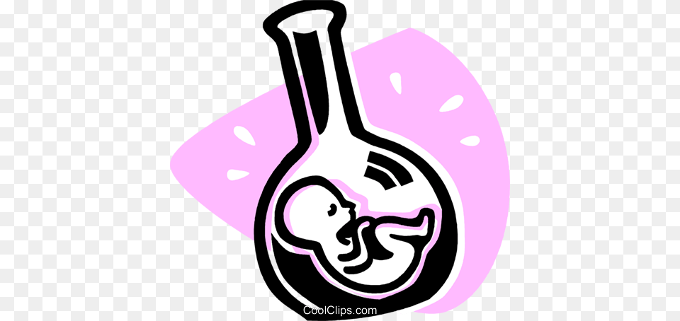 Fetus Royalty Vector Clip Art Illustration, Cutlery, Alcohol, Beverage, Bottle Free Png