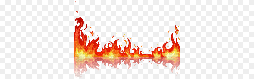 Feu Bordure Fire Border Fire Vector Background, Flame, Baby, Person Png