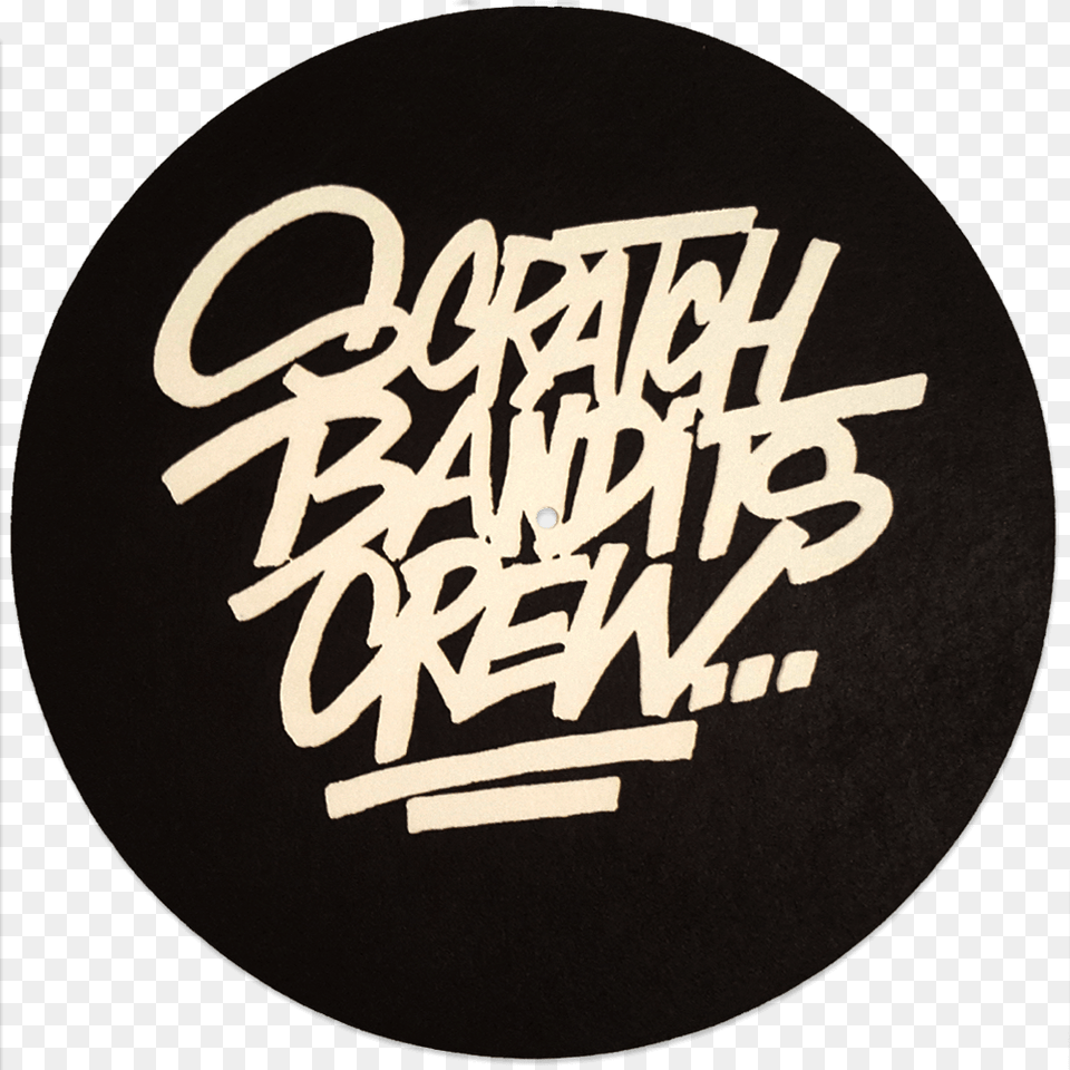 Feutrine Scratch Bandits Crew Circle, Handwriting, Text, Calligraphy, Disk Png Image