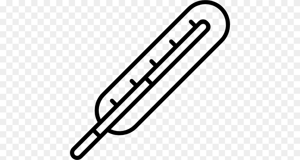 Fever Cold Mercury Temperature Medical Thermometer Icon, Musical Instrument Free Png