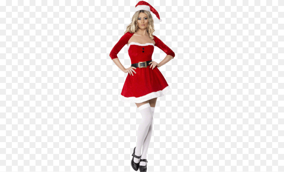 Fever Miss Santa Costume Santa Dress For Women, Clothing, Person, Female, Girl Free Png
