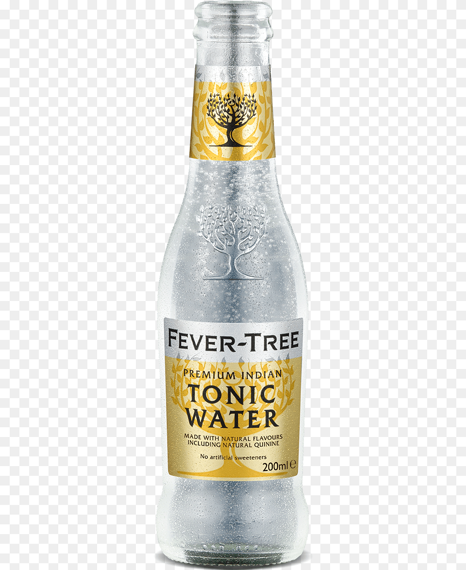 Fever Tree Indian Tonic Water, Alcohol, Beer, Beverage, Bottle Free Png