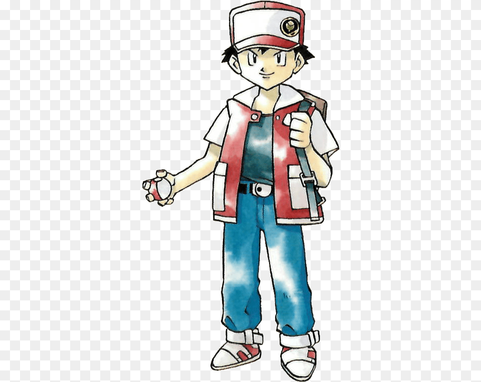 Few People Might Not Realize That Red Pokemon Red Blue, Person, Book, Comics, Publication Png Image