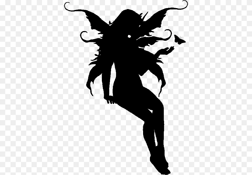 Feya Background Fairies Silhouette, Dancing, Leisure Activities, Person, Art Free Png Download