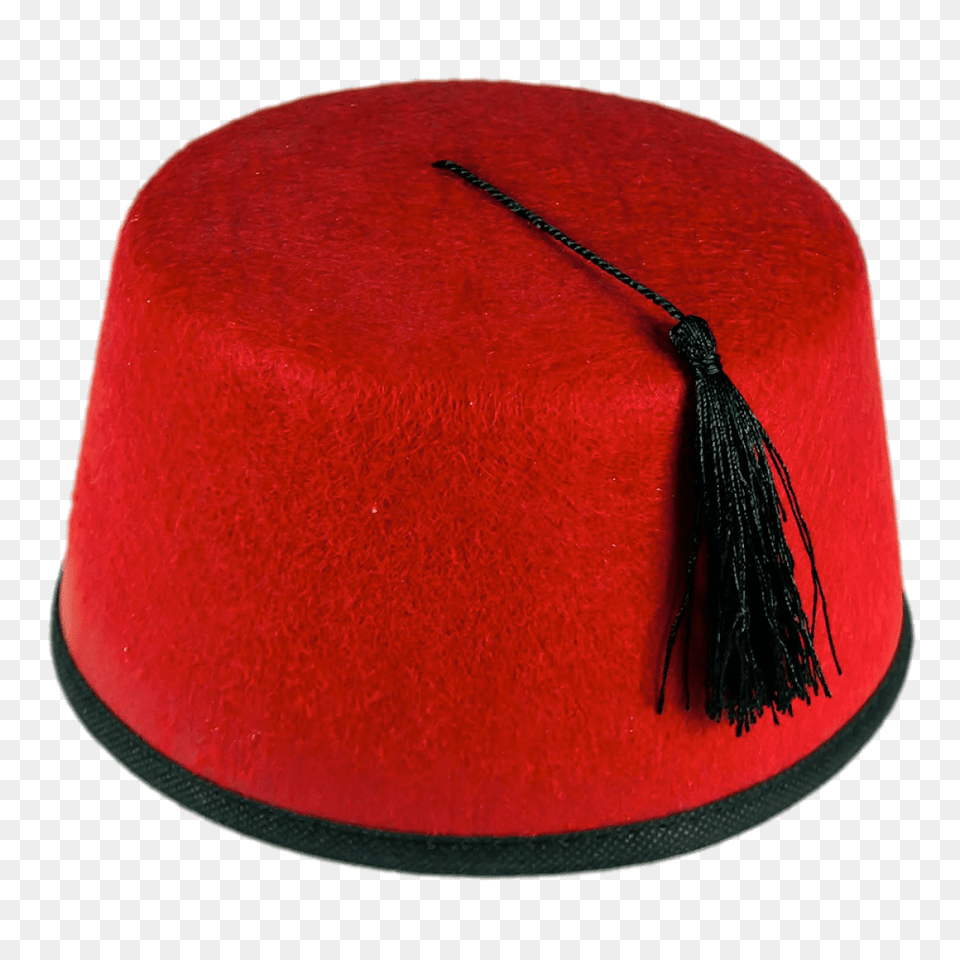 Fez With Black Tassel Transparent, Furniture, Clothing, Hat Png Image