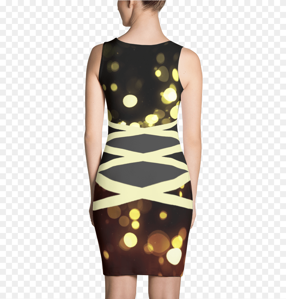 Ff Body Con Party Lights Dress, Adult, Clothing, Female, Person Png