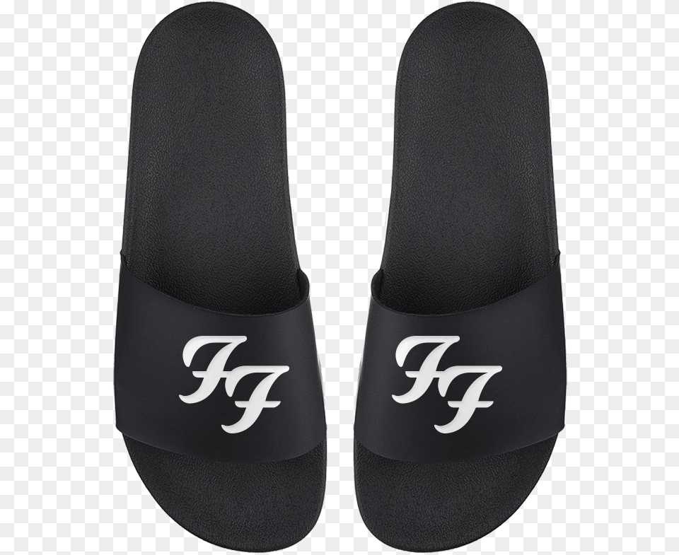 Ff Logo Slide Sandals, Clothing, Footwear, Shoe, Sneaker Free Png Download