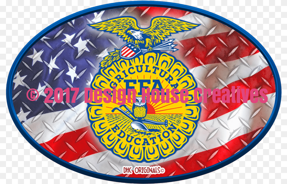 Ffa Emblem Usa Flag, Symbol, Logo, Badge, Plate Free Png Download