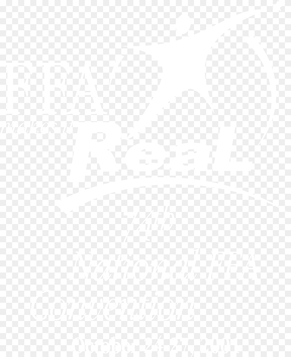 Ffa Makes It Real Logo Black And White Vr Icon White, Advertisement, Poster Free Transparent Png