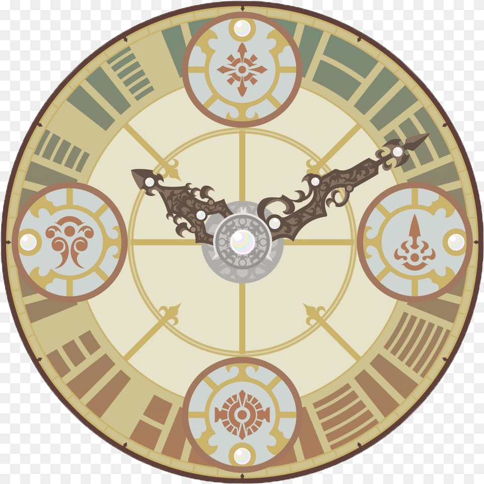 Fffcd Clockface Fantasy Clock, Analog Clock, Disk Png Image