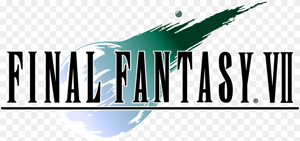 Ffvii Logo With White People Keep Using Logos Without Final Fantasy 7 Logo, Lighting, Art, Graphics, Light Free Png